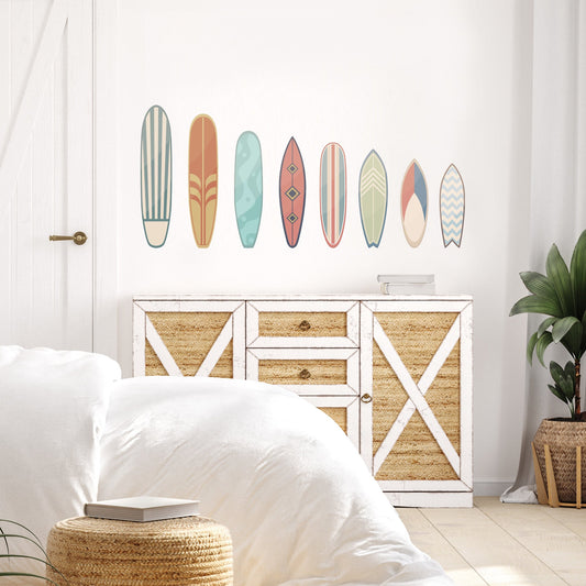 Surfboard decals - Fabric Wall Stickers