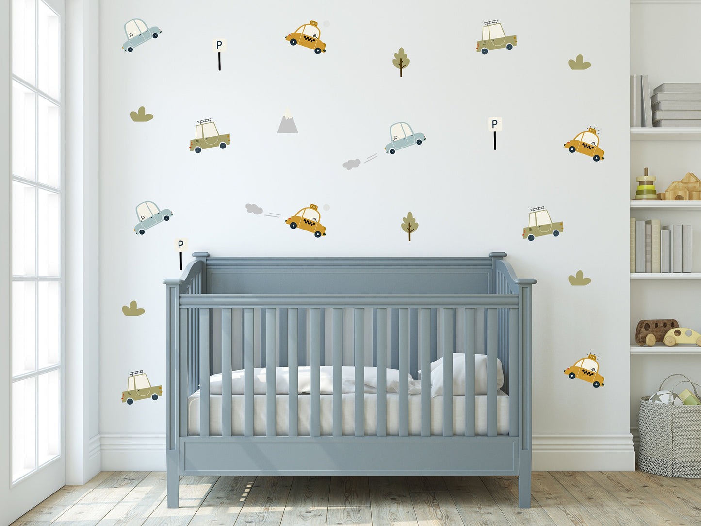 Cute Car Wall Decals - traffic signs and car decals