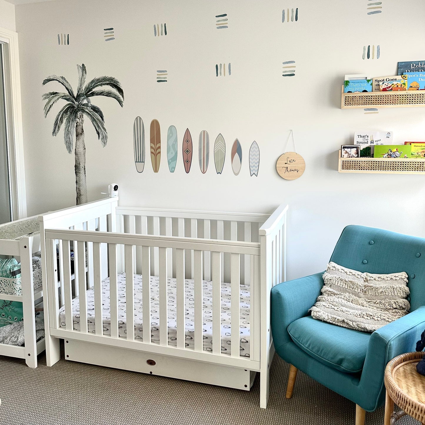 Surfboard decals - Fabric Wall Stickers