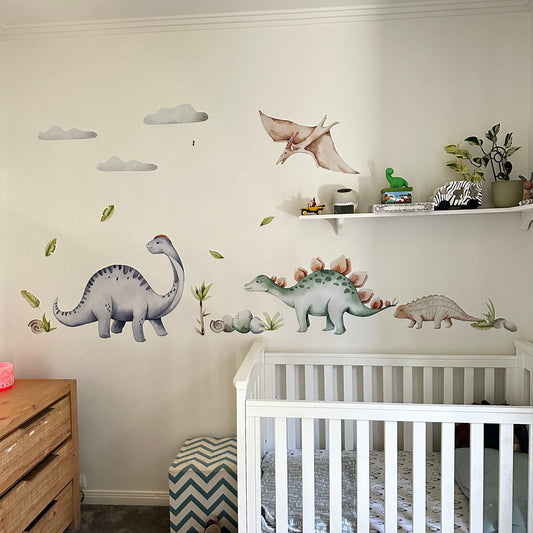 Land of Dinosaurs - Fabric Wall Decals