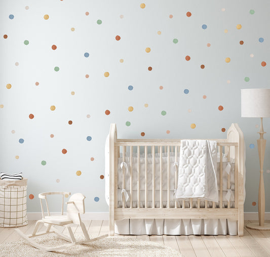 Polka Dot Decals - Fabric Wall Decals