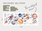 Space Explorer - Fabric Wall Decals