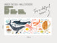 Under the Sea - Fabric Wall Decals (Whale, Dolphin, Octopus, Turtle)