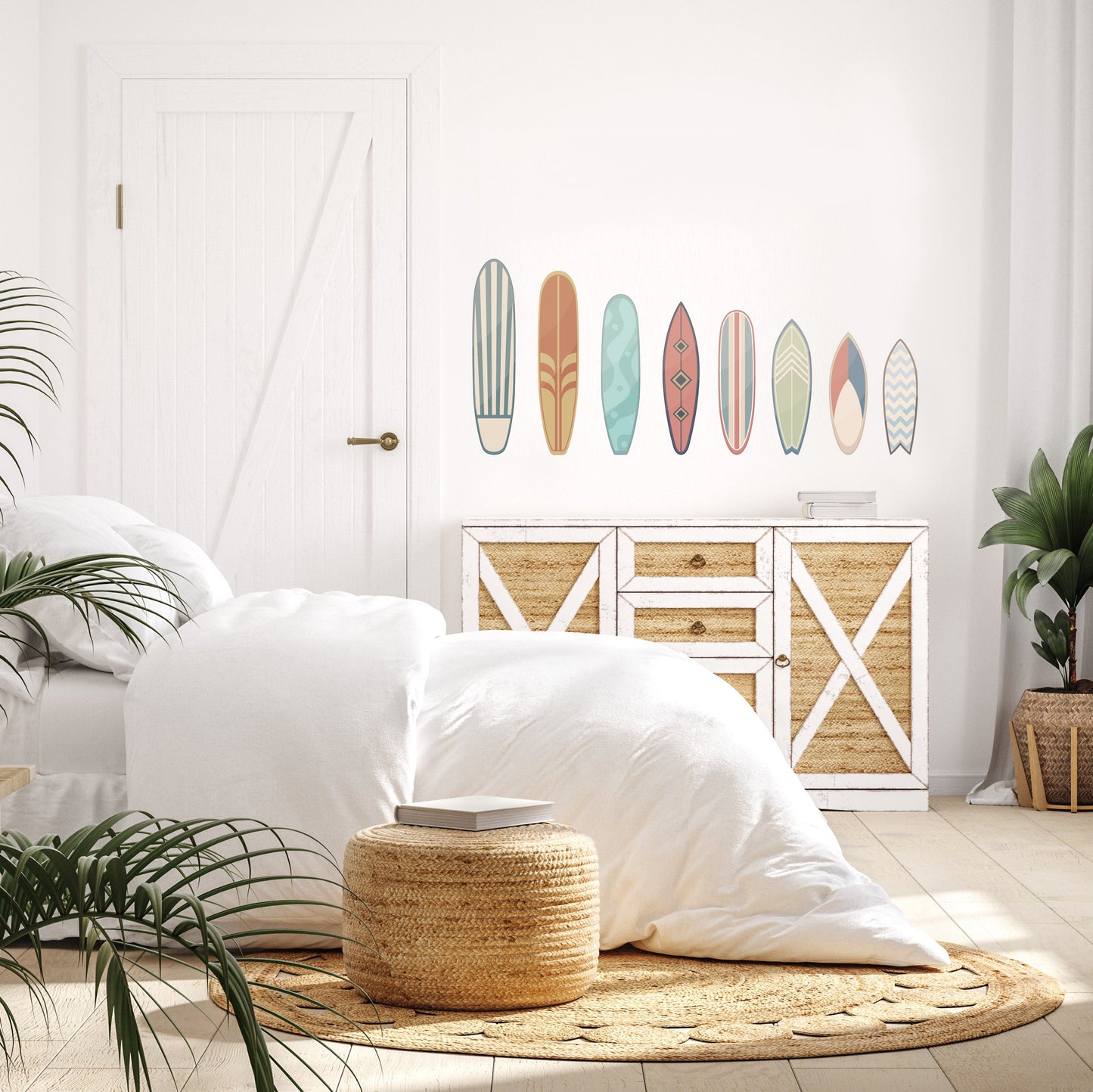 Surfboard decals - Fabric Wall Stickers