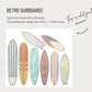 Surfboard decals - Fabric Wall Stickers