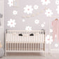 Different Sized Daisy Wall Decals - White with Blush, White with Sand