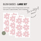 Blush Daisy - Fabric Wall Decals
