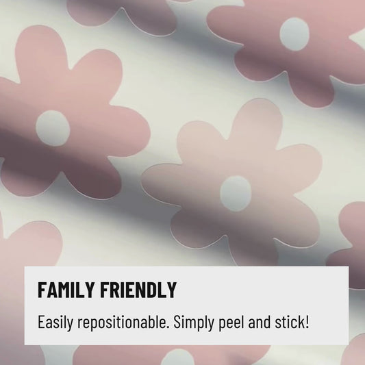 Blush Daisy - Fabric Wall Decals